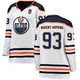 Women's Ryan Nugent-Hopkins Edmonton Oilers ＃93 Breakaway White Away 2025 Stanley Cup Final Jersey